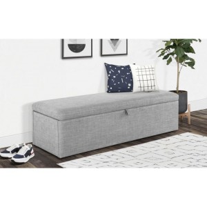 Julian Bowen Furniture Sorrento Light Grey Blanket Box