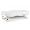 Julian Bowen Versailles 3ft Single White Metal Daybed and Underbed Trundle