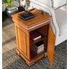 La Reine Mahogany Furniture Light Brown Lamp Table / Bedside Cabinet