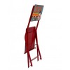 Hand Painted Iron Circus Folding Chair Pair