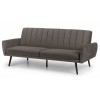 Julian Bowen Furniture Afina Grey Velvet Sofabed