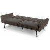 Julian Bowen Furniture Afina Grey Velvet Sofabed