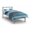 Julian Bowen Metal Furniture Alpen Silver 5ft Kingsize Bed