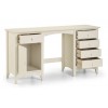 Julian Bowen Painted Furniture White Stone Cameo dressing table and stool