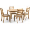 Julian Bowen Furniture Boden Table with 4 Lars Chairs