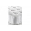 Julian Bowen Furniture Barcelona Stone White Low Footend 5ft Bed with Capsule Elite Pocket Mattress Set