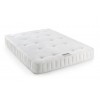 Julian Bowen Furniture Barcelona Stone White Low Footend 135cm Bed with Capsule Essentials Mattress Set