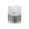 Julian Bowen Furniture Barcelona Stone White Low Footend 3ft Bed with Capsule Orthopaedic Mattress Set