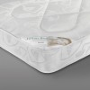 Julian Bowen Furniture 5ft Capri Light Grey Fabric Bed with 2 Drawers and Premier Mattress