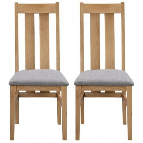 Julian Bowen Furniture Cotswold Dining Chair Pair
