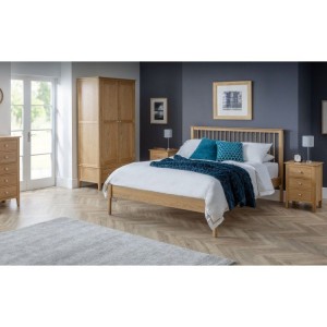 Julian Bowen Furniture Cotswold 5ft kingsize Bed with Deluxe Semi Orthopaedic Mattress
