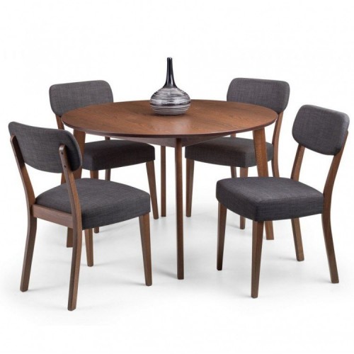 Julian Bowen Farringdon Table with 4 Farringdon Chairs