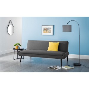 Julian Bowen Furniture Gaudi Grey Curled Base Sofabed