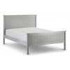 Julian Bowen Painted Furniture Maine Dove Grey 5ft King Size Bed with Premier Mattress