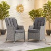 Nova Garden Furniture Thalia White Wash Rattan 8 Seat Oval Dining Set 