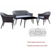 Signature Weave Garden Furniture Della Grey 4 Seater Sofa Set With Coffee Table