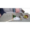 Signature Weave Garden Furniture Edwina Grey Corner Dining Set with Lift Table & Ice Bucket