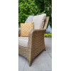 Signature Weave Garden Furniture Sarah Natural Lounge Set With 2 Armchairs