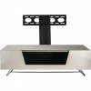 Alphason Furniture Chromium Ivory TV Cabinet with Bracket