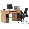 Alphason Office Furniture San Jose Beech Computer Desk