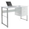 Alphason Office Furniture Cabrini White Office Desk