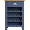 Wittenham Blue Painted Furniture Wine Cabinet