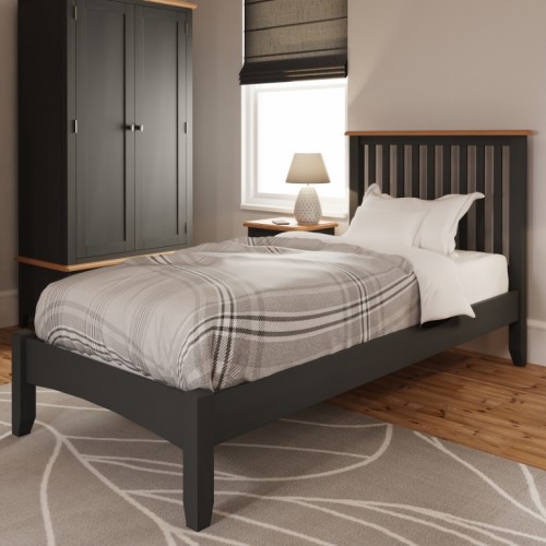 Galaxy Grey Painted Furniture Single 3ft Bed
