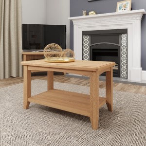 Exeter Light Oak Furniture Small Coffee Table