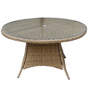 Signature Weave Garden Furniture Darcey 135cm 6 Seater Dining Table