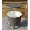 Signature Weave Garden Furniture Neutral Ice Bucket Cone Table