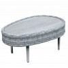 Signature Weave Garden Furniture Serenity Grey Luxury Curve Sofa with Chair Collection