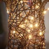 Nova Garden TWW Rattan Christmas 180cm Brown Reindeer Figure with 240 LEDs