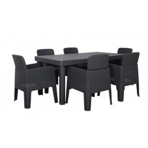 Royalcraft Garden 6 Seater Deluxe Dining Set