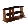 Jual Florence Walnut Furniture 1100 TV Stand With Tempered Glass