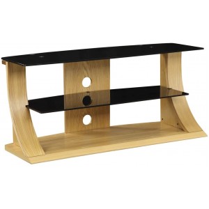 Jual Florence Oak Furniture 1100 TV Stand with Tempered Glass