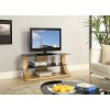 Jual Florence Oak Furniture 1100 TV Stand with Tempered Glass
