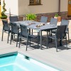 Maze Lounge Outdoor Fabric New York 8 Seat Dining 