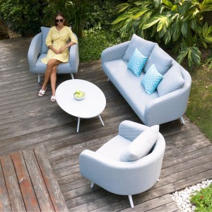 Maze Lounge Outdoor Fabric Ambition Lead Chine 3 Seat Sofa Set  