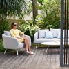 Maze Lounge Outdoor Fabric Ambition Lead Chine 3 Seat Sofa Set  