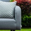 Maze Lounge Outdoor Fabric Ambition Flanelle Corner Group with Rising Table