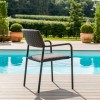 Maze Lounge Outdoor Fabric Bliss Flanelle 8 Seat Oval Dining Set 