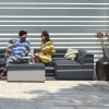 Maze Lounge Outdoor Fabric Apollo Flanelle Corner Sofa Group 