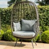 Maze Rattan Garden Furniture Riviera Grey Chair  