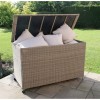 Maze Rattan Garden Furniture Winchester 6 Seat Round Fire Pit Table With Heritage Chairs  