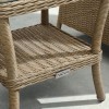 Nova Garden Furniture Skylar Willow Rattan Reclining Armchair Lounge Set  