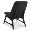 Vintage Weathered Oak Dark Grey Fabric Casual Chair