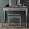 Whitby Scandi Oak Furniture Grey Dressing Table - PRE ORDER