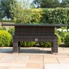 Maze Rattan Garden Furniture Brown Rising Table with Ice Bucket