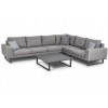 Maze Lounge Outdoor Fabric Ethos Flanelle Large Corner Group Sofa Set 