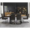 Bentley Designs Indus Oak Furniture 6-8 Extension Dining Table